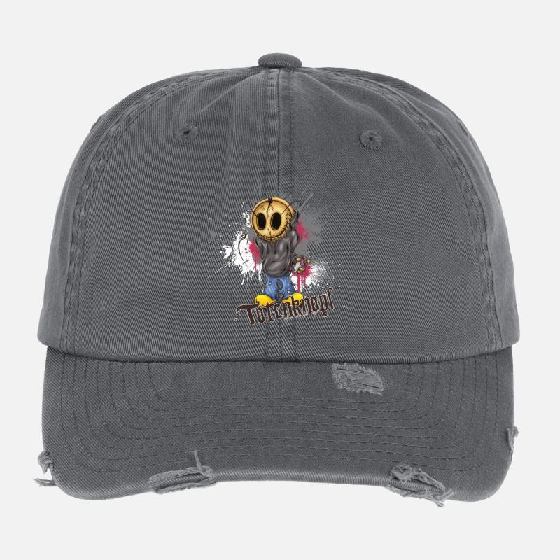 Totenknopf can assassin Casquette vintage effet usé Flexfit