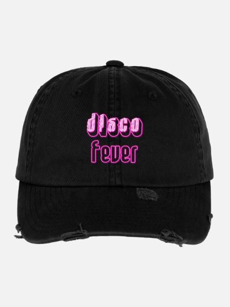 disco - Flexfit Vintage Destroyed Cap - black - Front