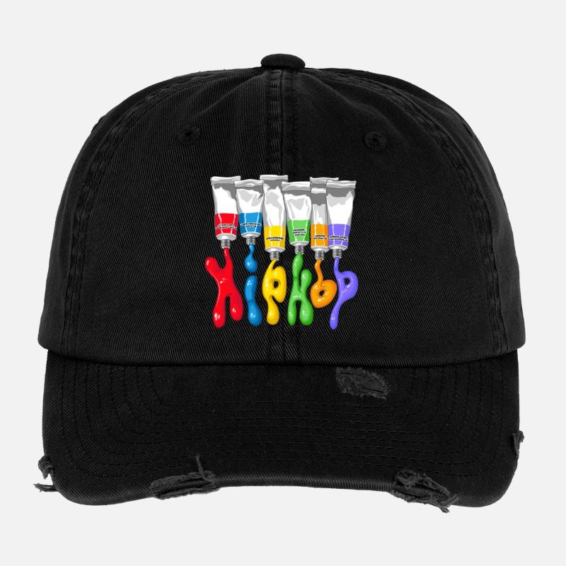 Hip Hop tubes Flexfit Vintage Destroyed Cap