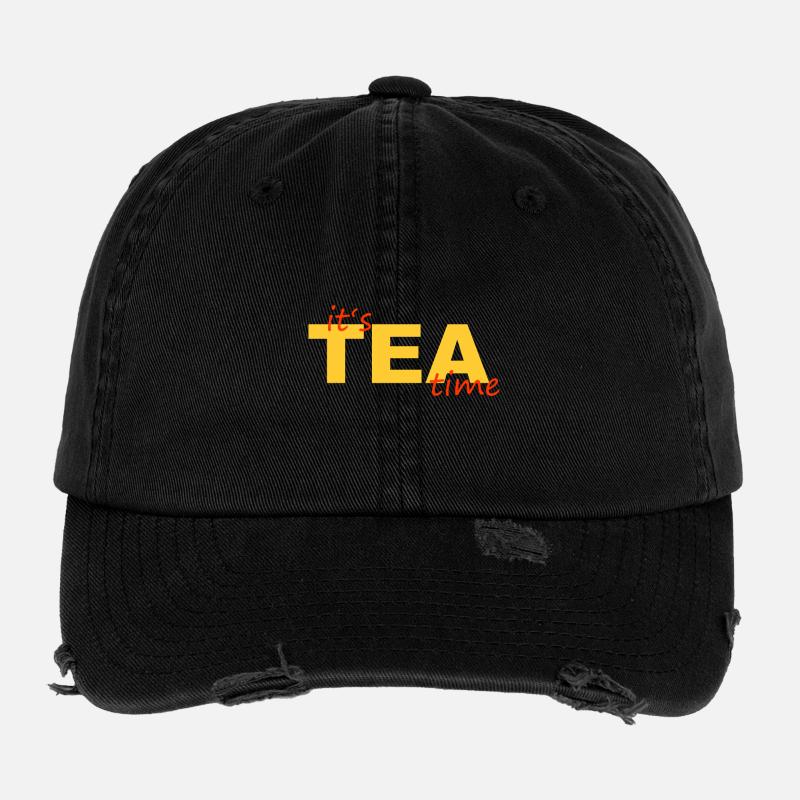 L’heure du thé Casquette vintage effet usé Flexfit