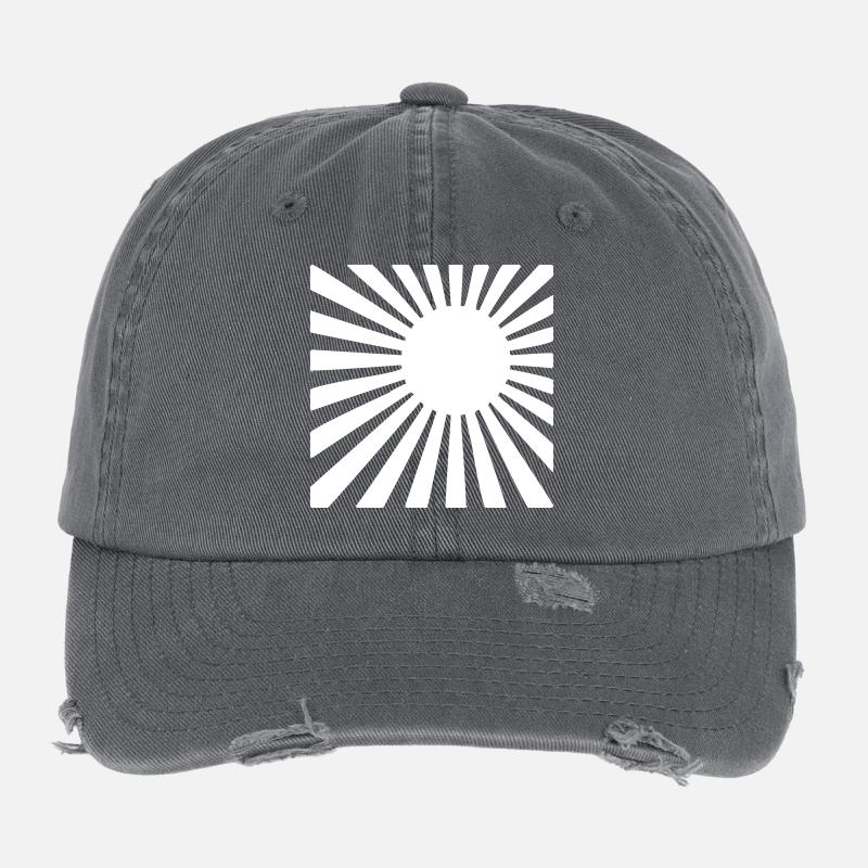 The Rising Sun Flexfit Vintage Destroyed Cap