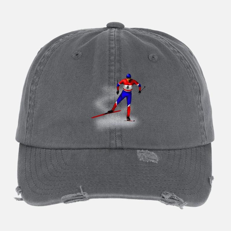 Skilanglauf Flexfit Vintage Destroyed Cap