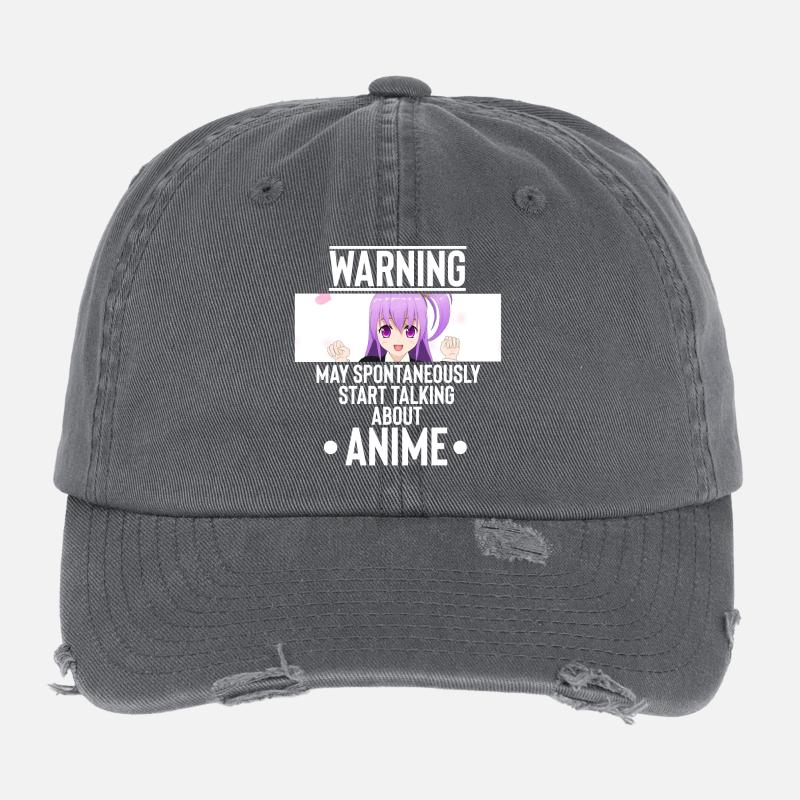 Anime Flexfit Vintage Destroyed Cap
