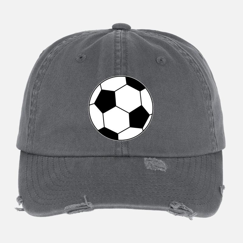 Fussball Flexfit Vintage Destroyed Cap