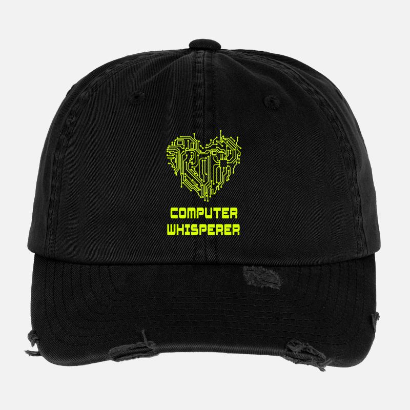 Murmure informatique Casquette vintage effet usé Flexfit