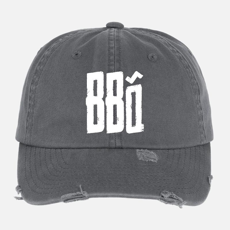 Graffiti-inspired print design Flexfit Vintage Destroyed Cap