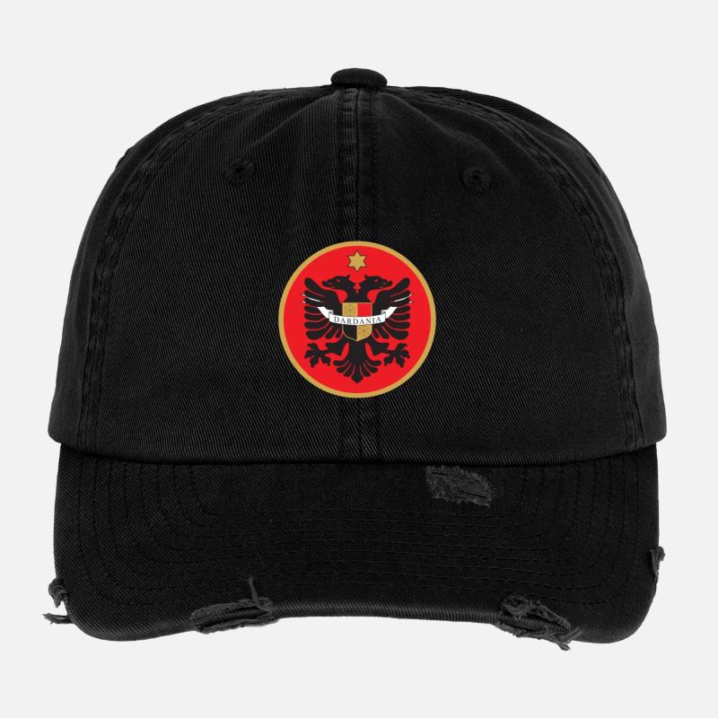 Dardania Flagge Flexfit Vintage Destroyed Cap