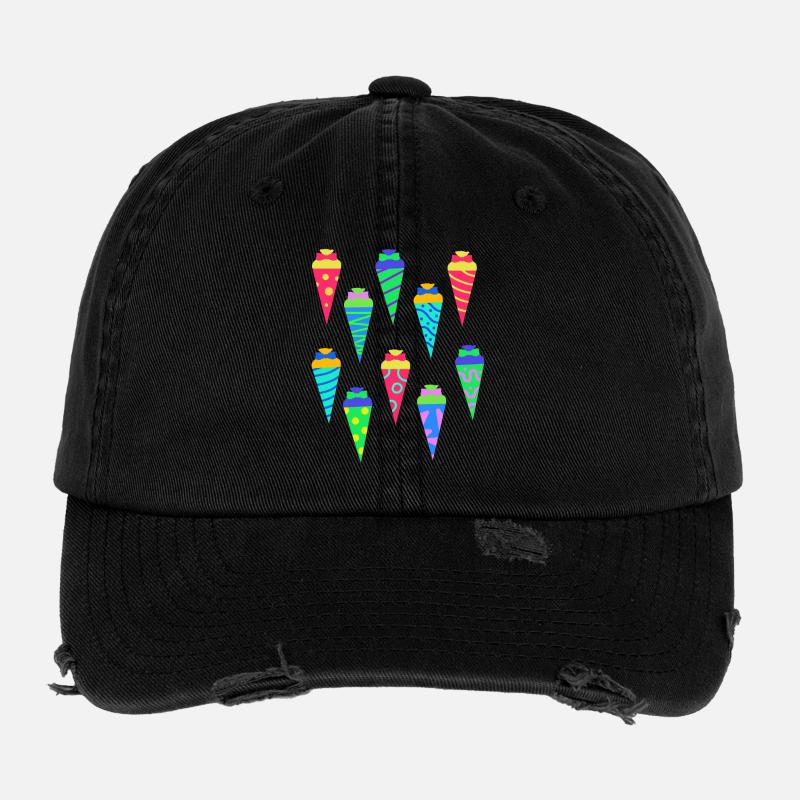 Schultüte Zuckertüte Schulbeginn Schulstart Flexfit Vintage Destroyed Cap