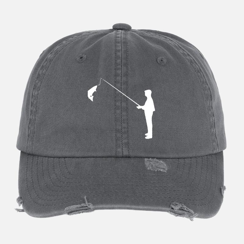 Angler Flexfit Vintage Destroyed Cap