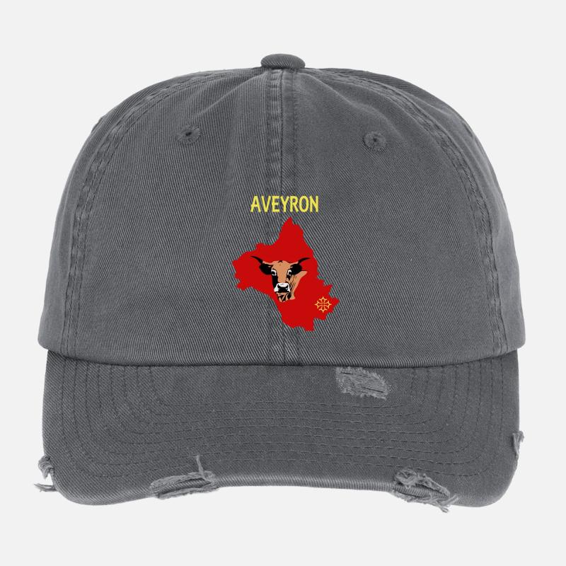 Aveyron Casquette vintage effet usé Flexfit