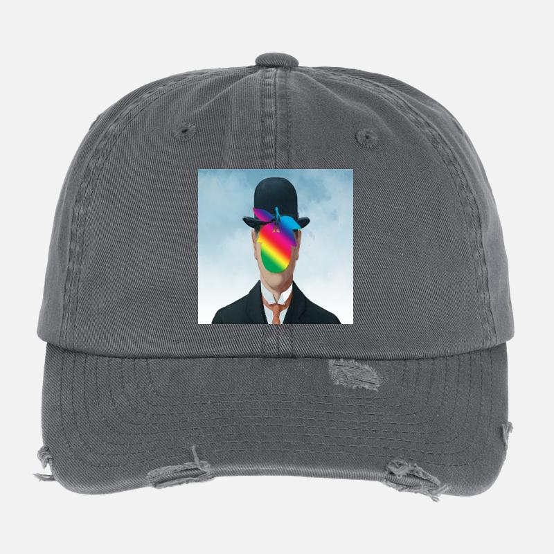 Rainbow Apple-Man Flexfit Vintage Destroyed Cap