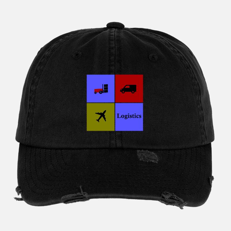 Logistics and Transport Team Flexfit Vintage Destroyed Cap