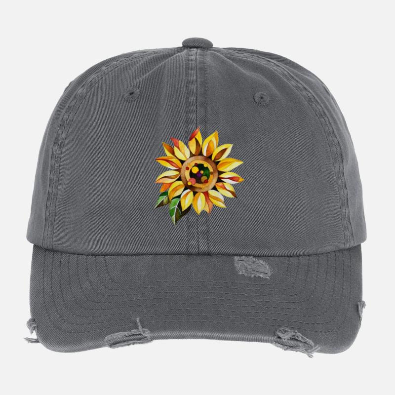 Sonnenblume Flexfit Vintage Destroyed Cap