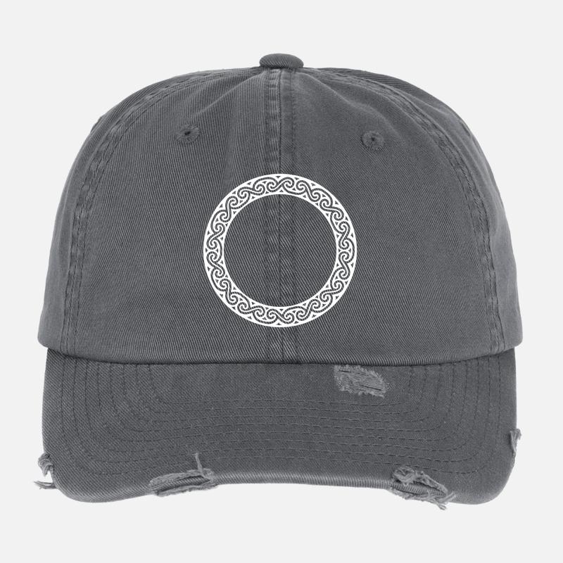 Nœud celtique Casquette vintage effet usé Flexfit