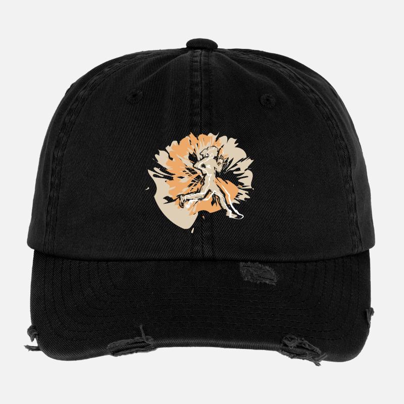 Coureur au marathon Casquette vintage effet usé Flexfit