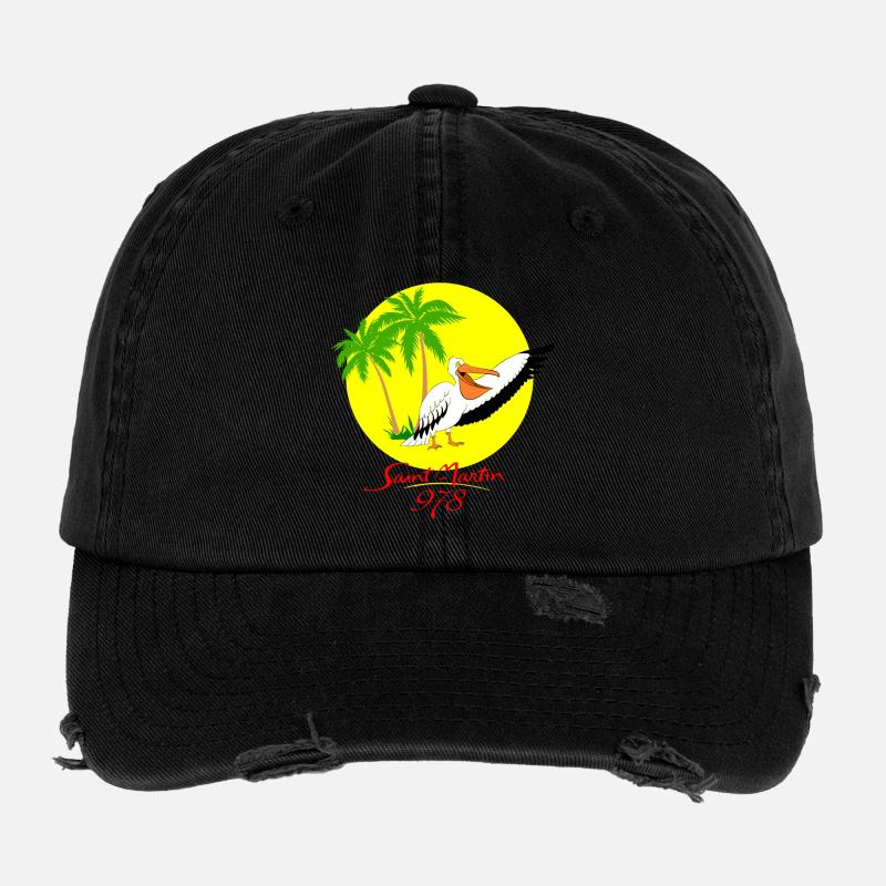 Saint-martin Casquette vintage effet usé Flexfit