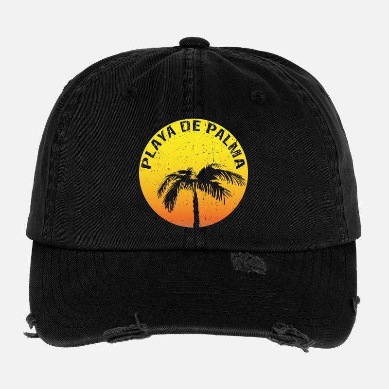 Playa de Palma CLAIM Flexfit Vintage Destroyed Cap