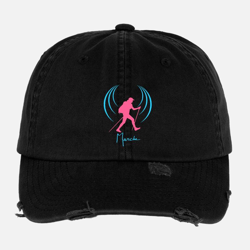 Marche Casquette vintage effet usé Flexfit