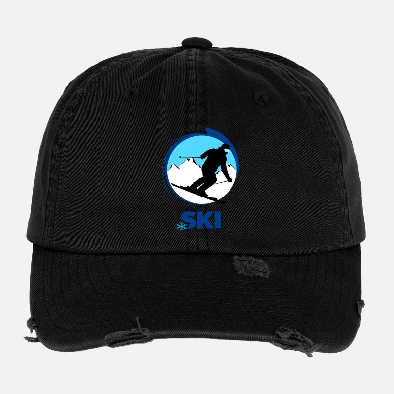 Ski Flexfit Vintage Destroyed Cap