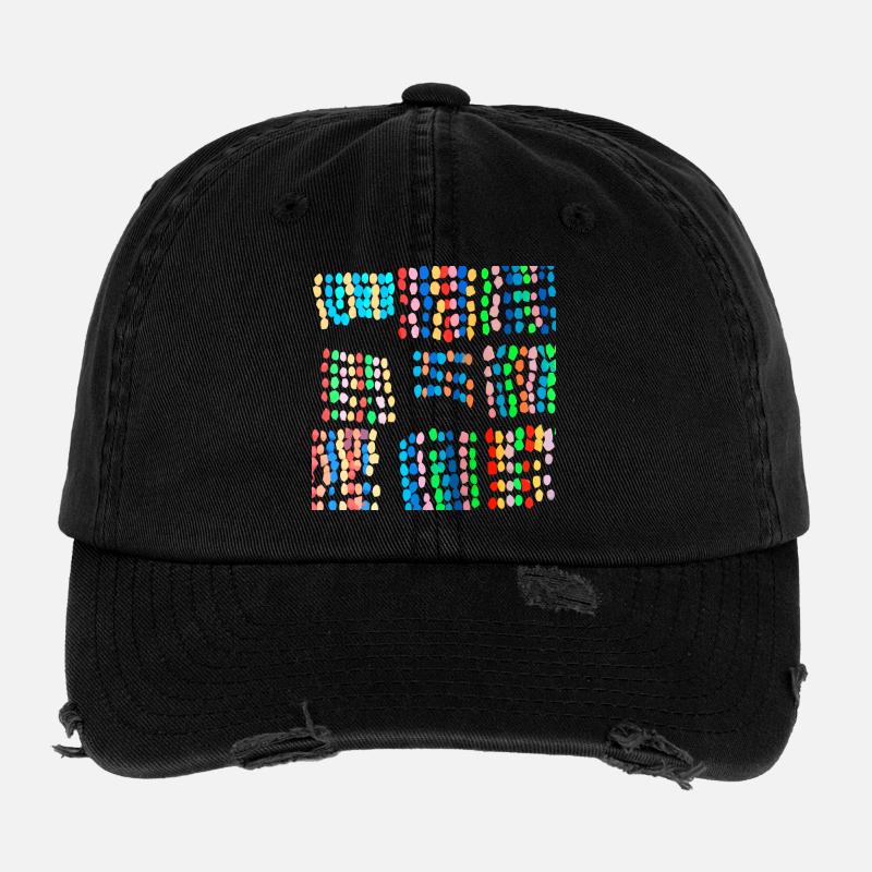 Pon-pon Flexfit Vintage Destroyed Cap