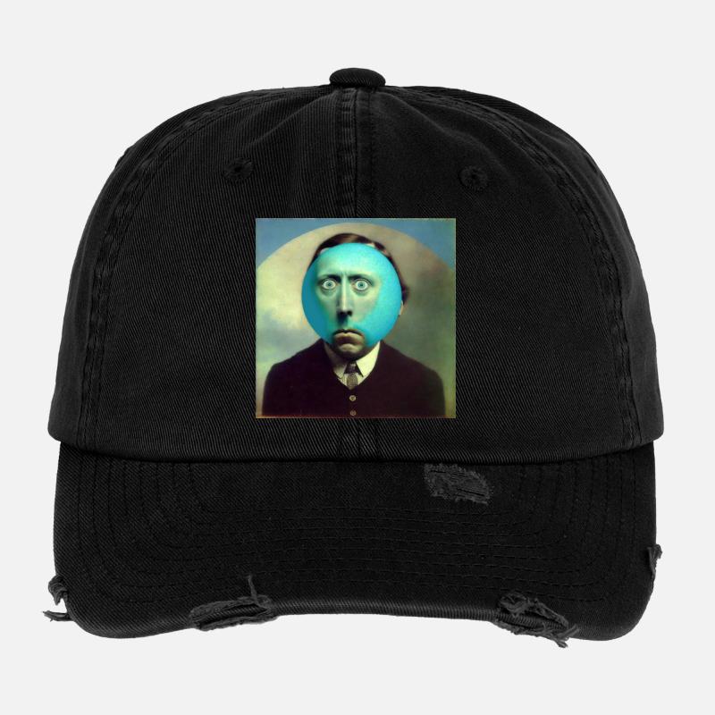 Surréaliste 02 Casquette vintage effet usé Flexfit