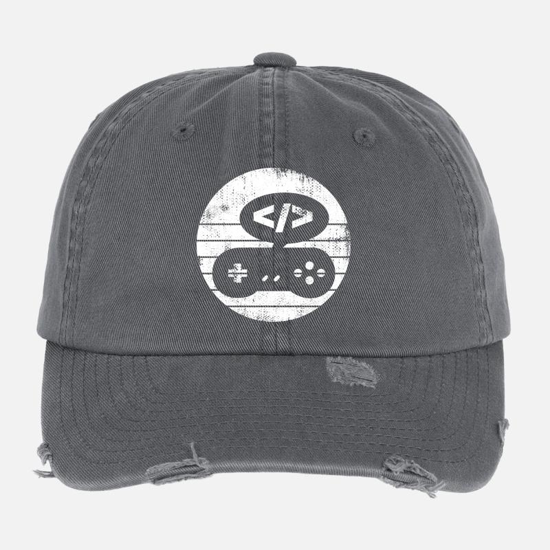Game Developer Flexfit Vintage Destroyed Cap