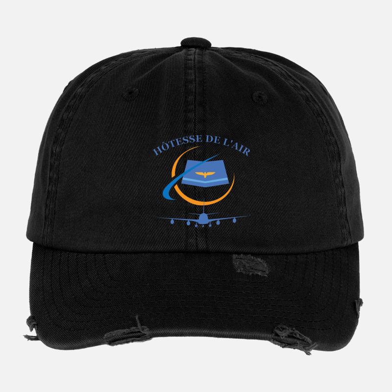 Hôtesse de l'air Casquette vintage effet usé Flexfit