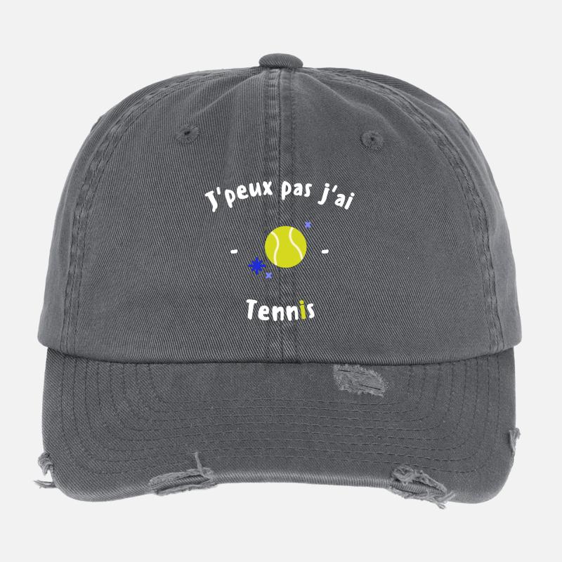 J peux pas j ai Tennis Casquette vintage effet usé Flexfit