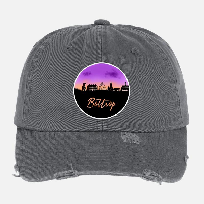 Bottrop Fine Skyline Flexfit Vintage Destroyed Cap
