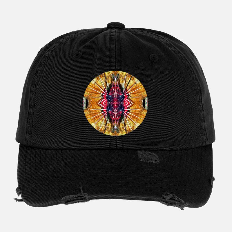 Nature Mandala Underwater, Lionfish Flexfit Vintage Destroyed Cap