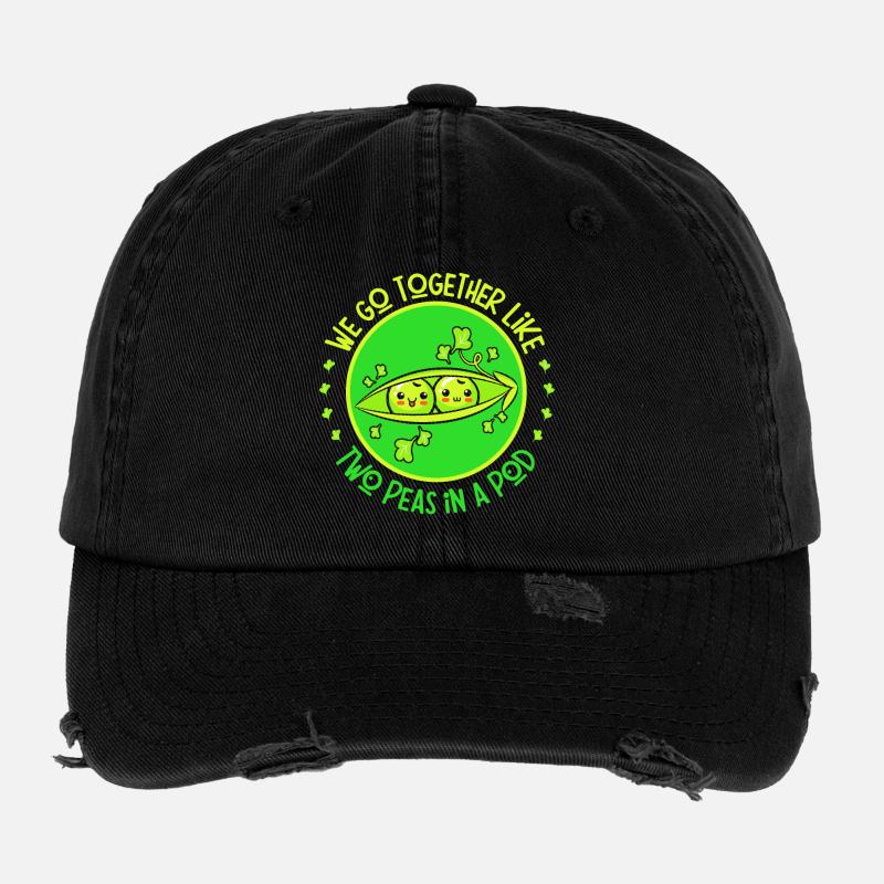 lovers, lovebirds, sincere love Flexfit Vintage Destroyed Cap