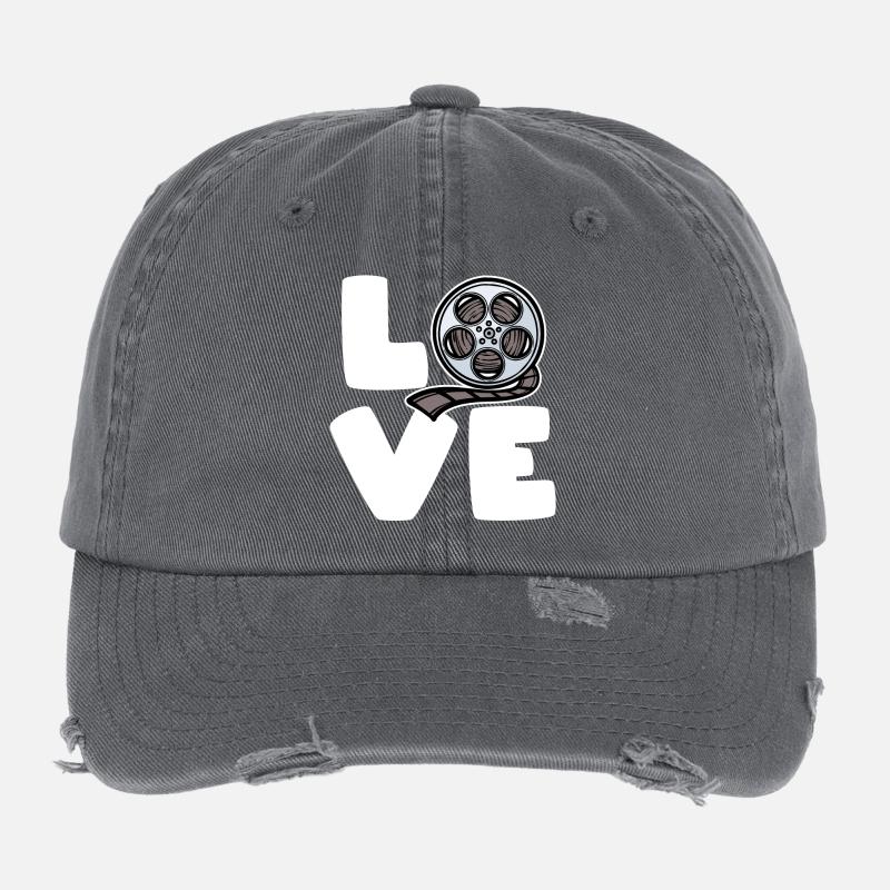Films disant binge watching Streaming Films de cinéma Casquette vintage effet usé Flexfit