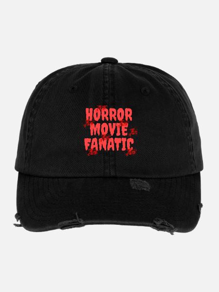 Cinéma Nuit Cinéma Cinéma de nuit Déclaration Films - Casquette vintage effet usé Flexfit - noir - Devant