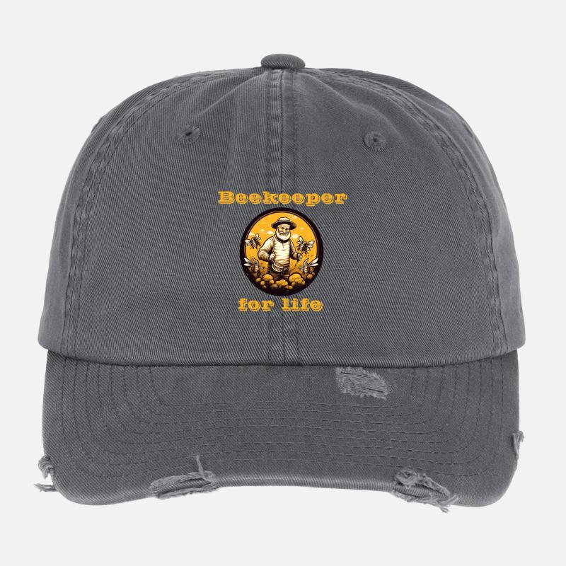 Beekeeper for life Flexfit Vintage Destroyed Cap