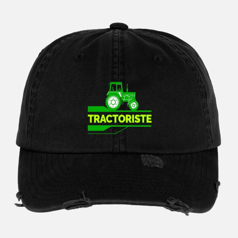 Tractor operator Flexfit Vintage Destroyed Cap