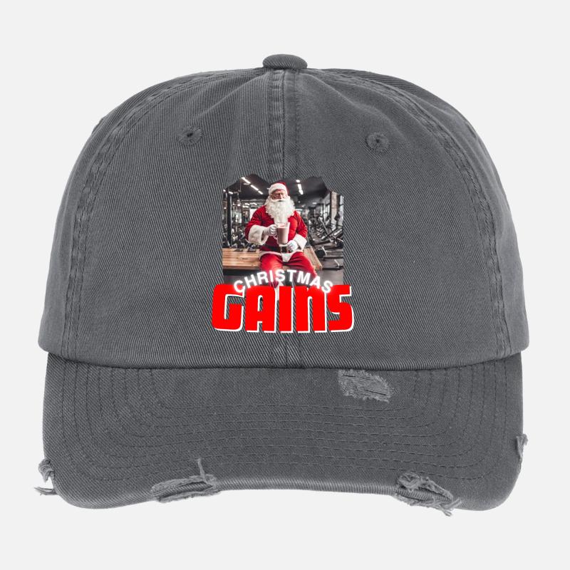 Noël gagne Gym Casquette vintage effet usé Flexfit