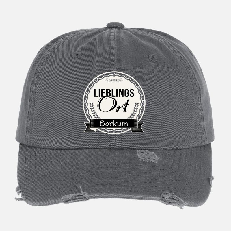 Lieblingsort Borkum Flexfit Vintage Destroyed Cap