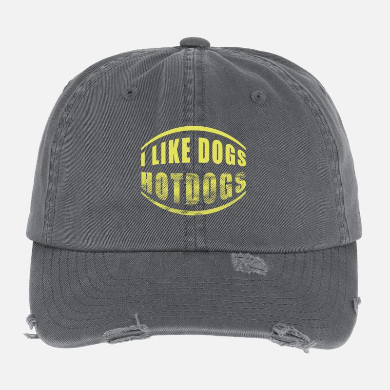 HOTDOGS Flexfit Vintage Destroyed Cap