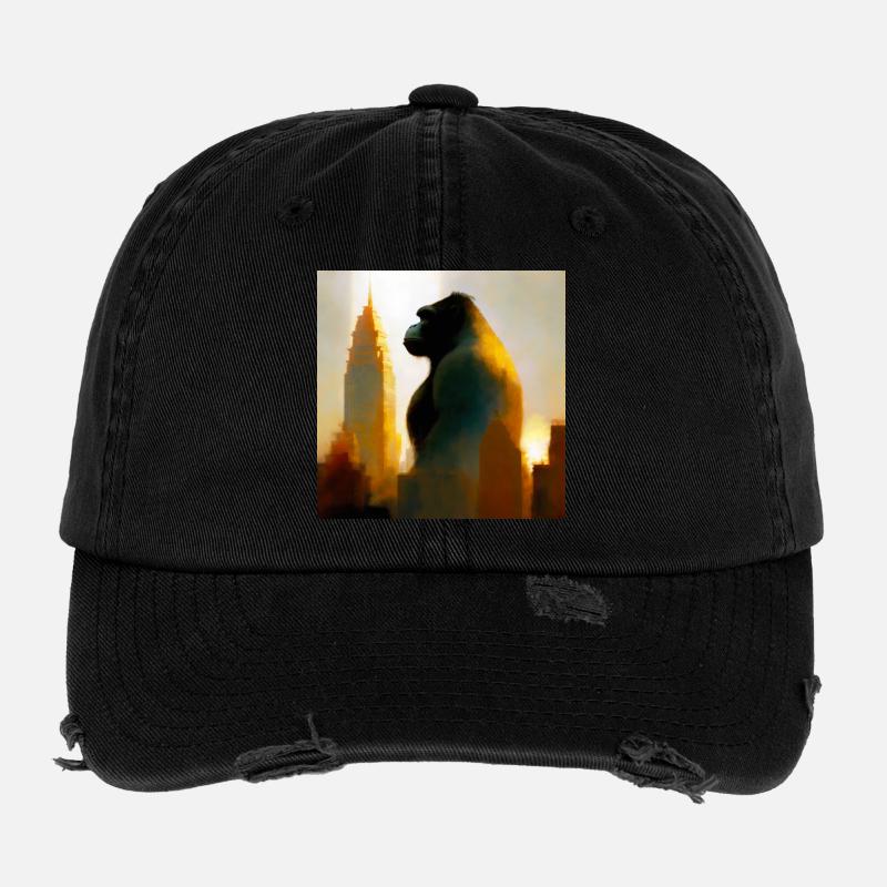 Gorilla 02 Flexfit Vintage Destroyed Cap