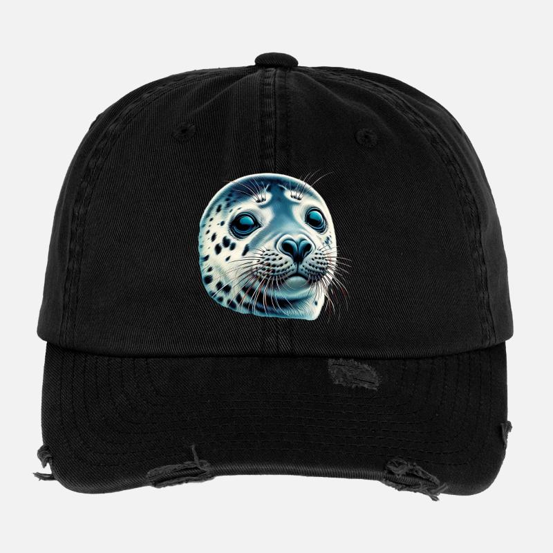 Seal Flexfit Vintage Destroyed Cap