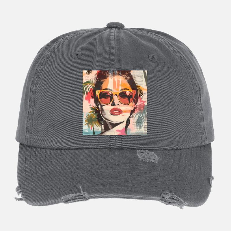 Sommer-Portrait Flexfit Vintage Destroyed Cap
