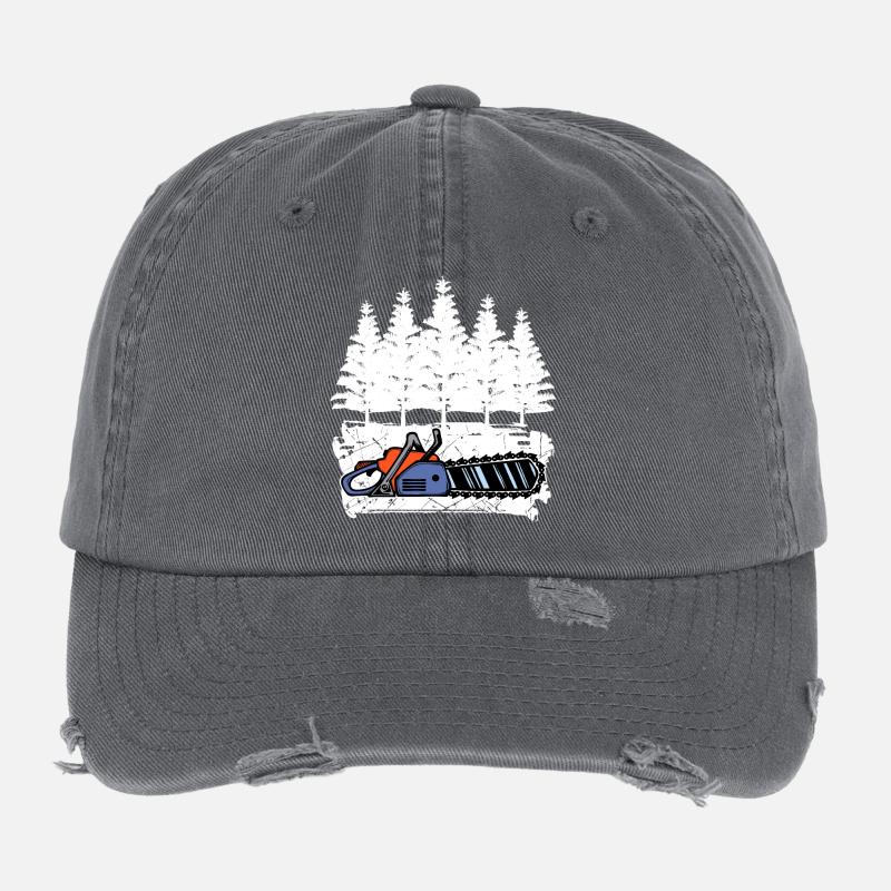 Forêt, Bois, Sciure de bois, Arbre, Forêt, Foresterie, Foresterie Casquette vintage effet usé Flexfit