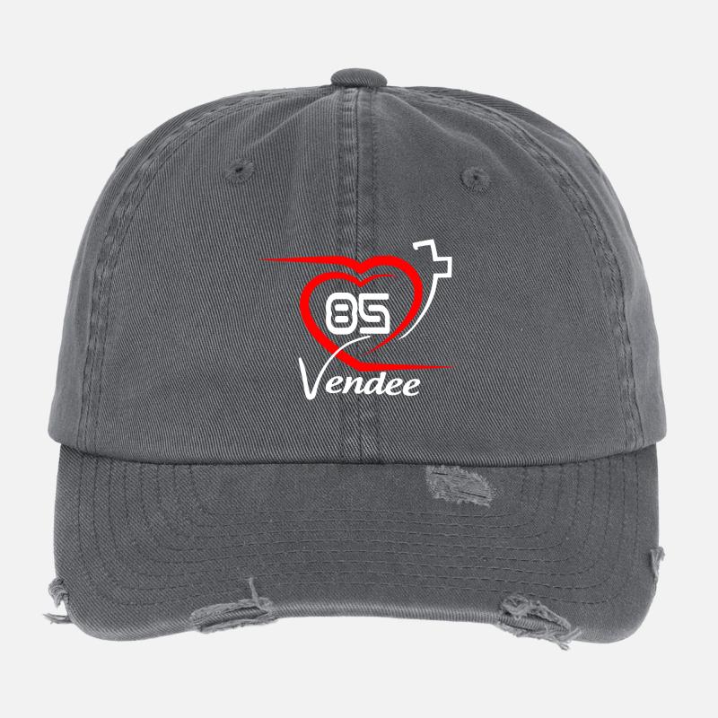 Vendée Casquette vintage effet usé Flexfit