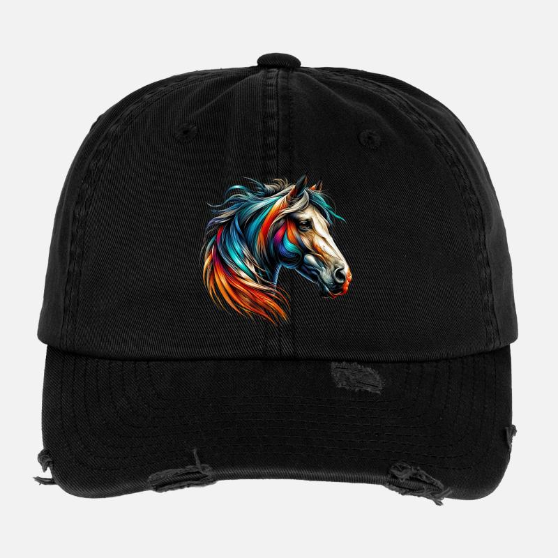 Pferd Flexfit Vintage Destroyed Cap