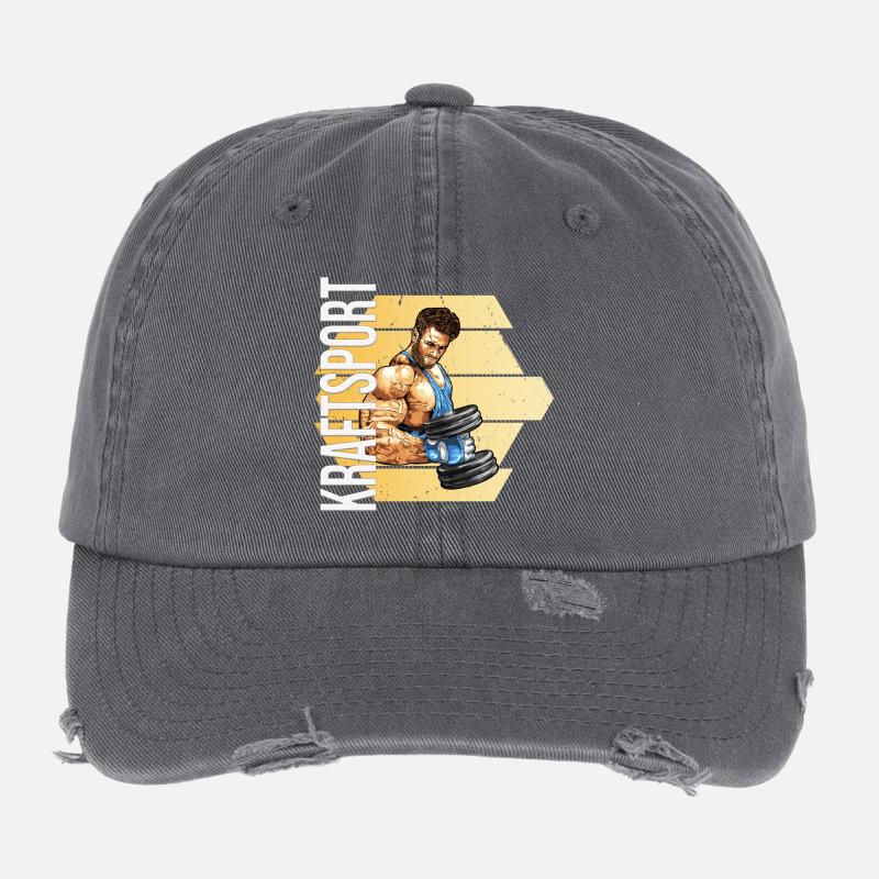 Kraftsport Flexfit Vintage Destroyed Cap