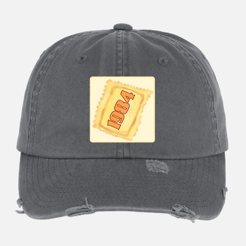 42E ANNIVERSAIRE 1984 RAVIOLI Casquette vintage effet usé Flexfit