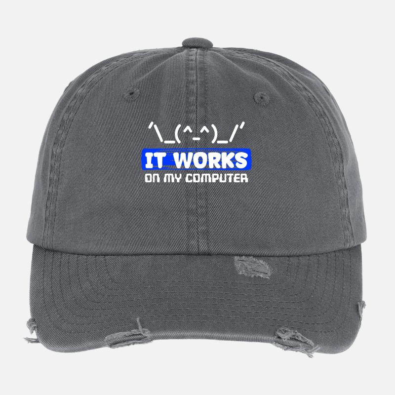 Debug Statement Bug Correction du code de script Développeur Casquette vintage effet usé Flexfit