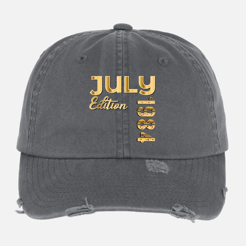 42. GEBURTSTAG JULI 1984 Flexfit Vintage Destroyed Cap