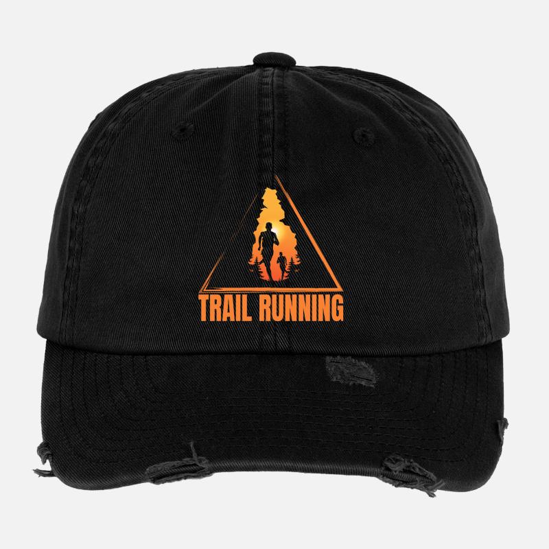 Trail Running Flexfit Vintage Destroyed Cap