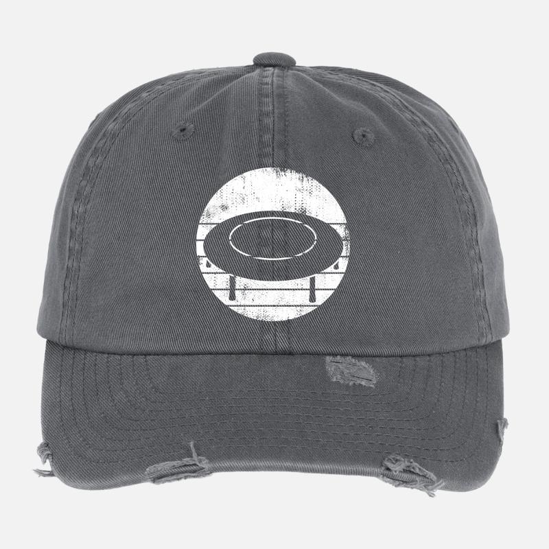 Trampolin Skizze Flexfit Vintage Destroyed Cap